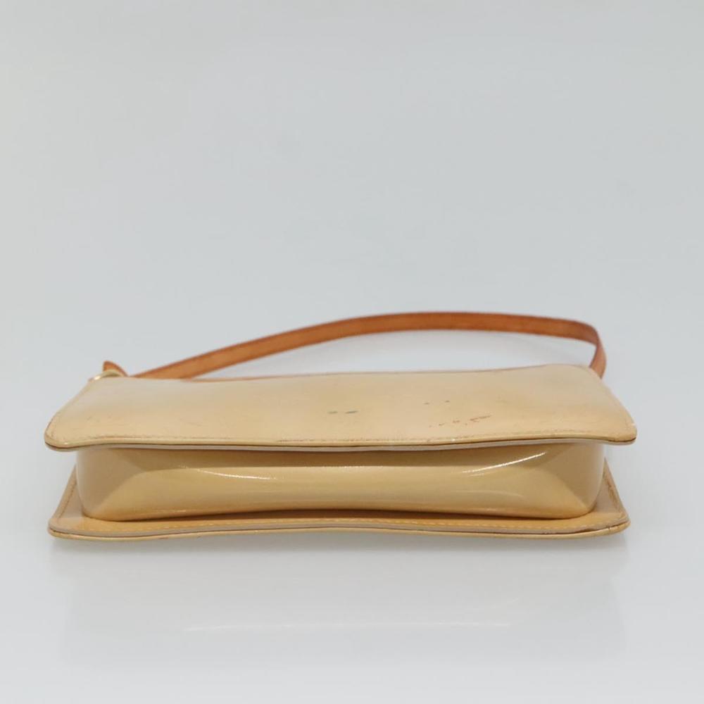 LOUIS VUITTON Monogram Vernis Lexington Pouch Beige M91010 LV Auth 136715 - Picture 5 of 16